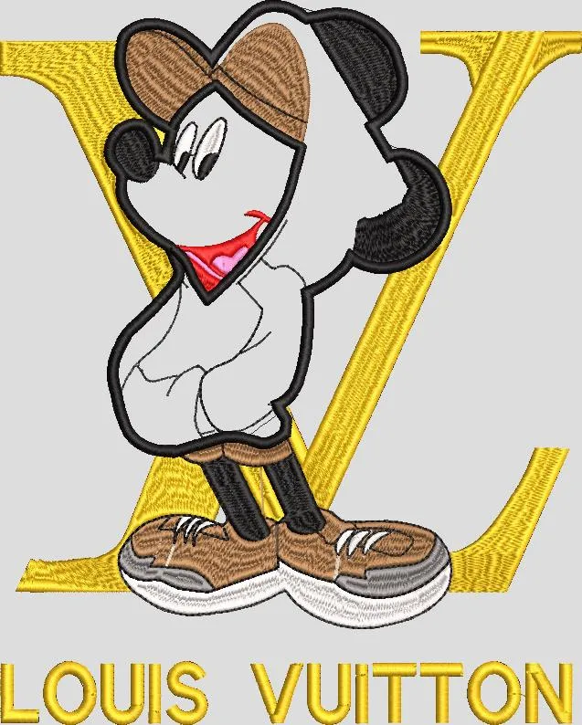 Main preview of  Louis Vuitton with Cartoon Mouse 