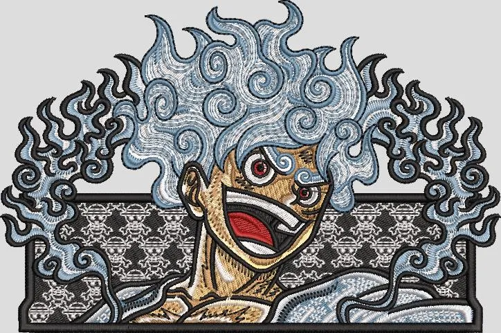 Main preview of  Luffy Gear Five Embroidered Patch 