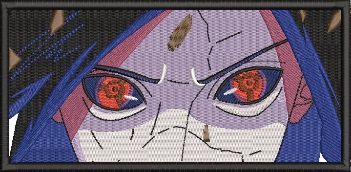  Madara Uchiha Close Up Embroidery Style  embroidery pattern preview
