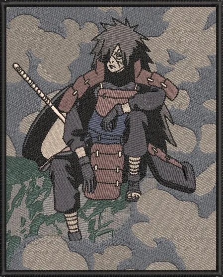 Main preview of  Madara Uchiha Sitting Embroidery Style 