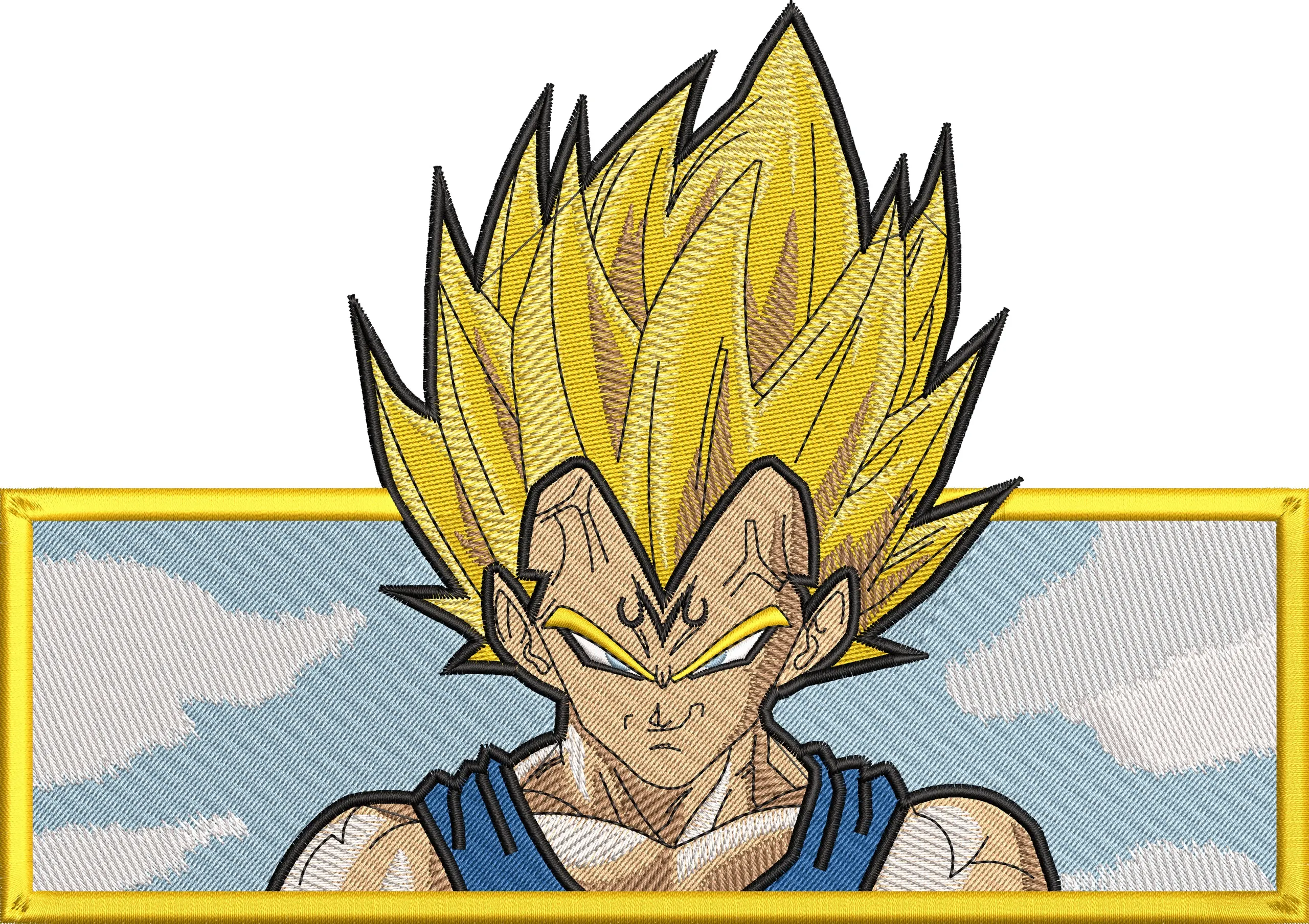 Main preview of  Majin Vegeta Embroidery Patch 