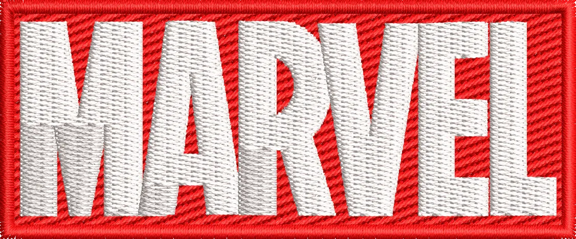  Marvel Logo Embroidered Patch  embroidery pattern preview