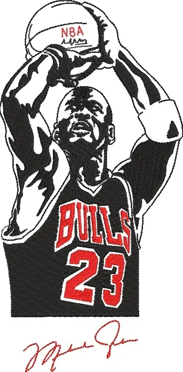 Main preview of  Michael Jordan Chicago Bulls NBA Shot 