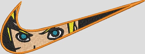 Main preview of  Naruto Eyes in Nike Swoosh 