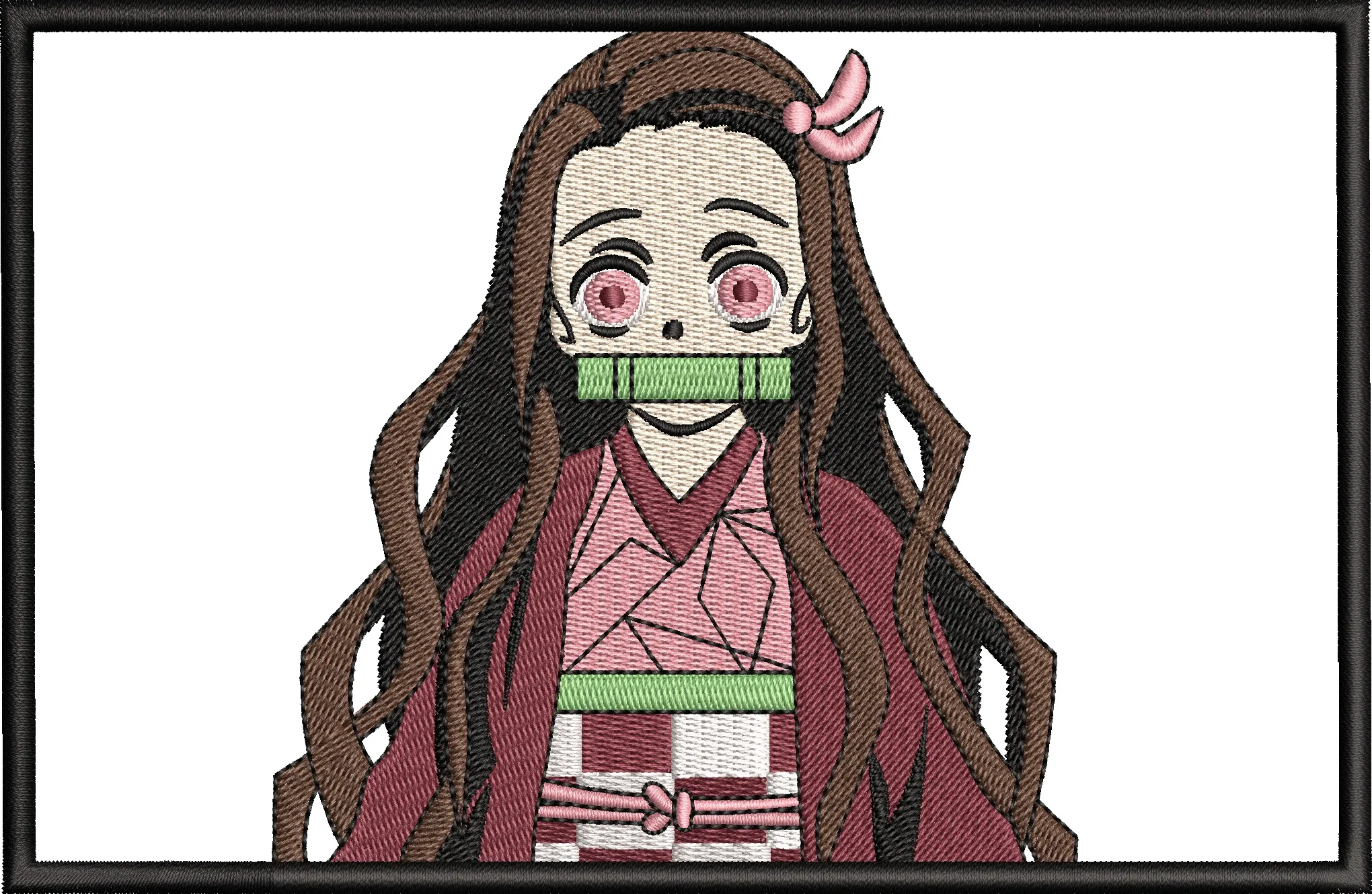 Main preview of  Nezuko Kamado Embroidered Patch 