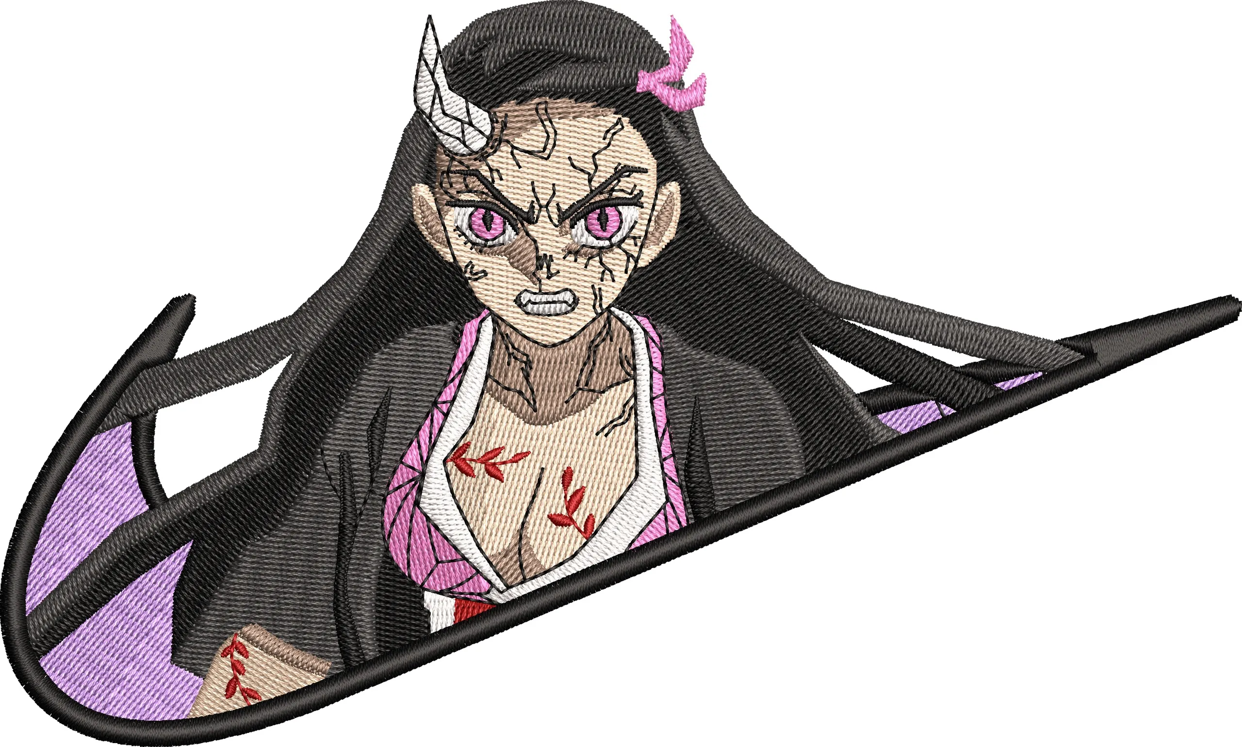 Main preview of  Nezuko in Nike Swoosh Demon Form 