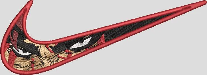  Nike Swoosh with Titan Eyes Attack on Titan  embroidery pattern preview