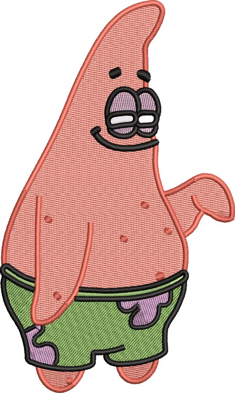 Main preview of  Patrick Star Embroidered Patch 