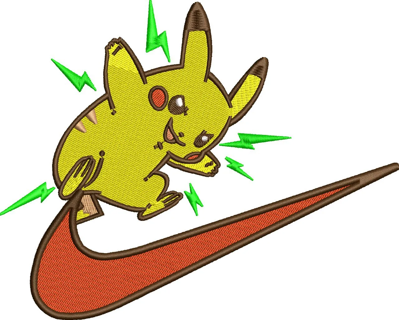 Main preview of  Pikachu with Nike Swoosh 