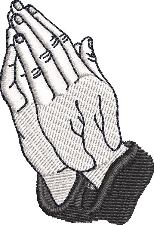  Praying Hands Embroidery  embroidery pattern preview