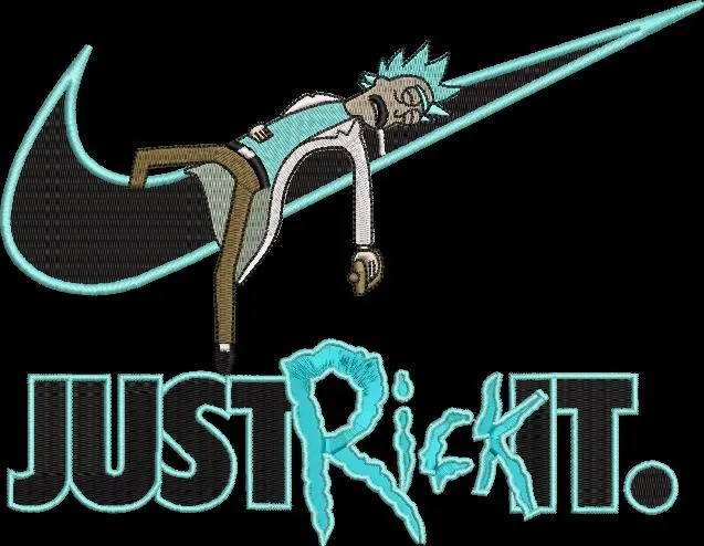 Main preview of  Rick Sanchez on Nike Swoosh Just Rick It Parody 