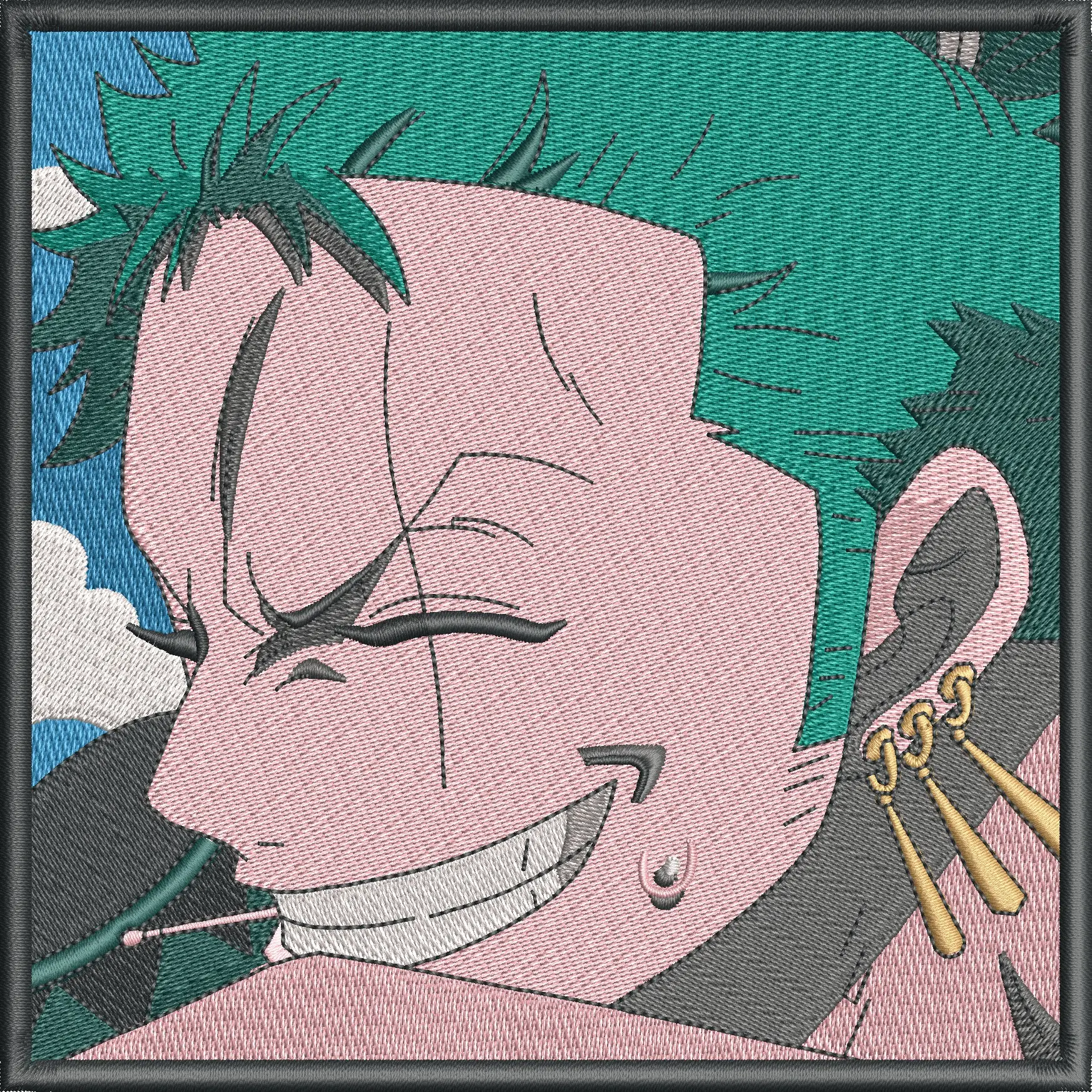 Main preview of  Roronoa Zoro Grinning Patch Style 