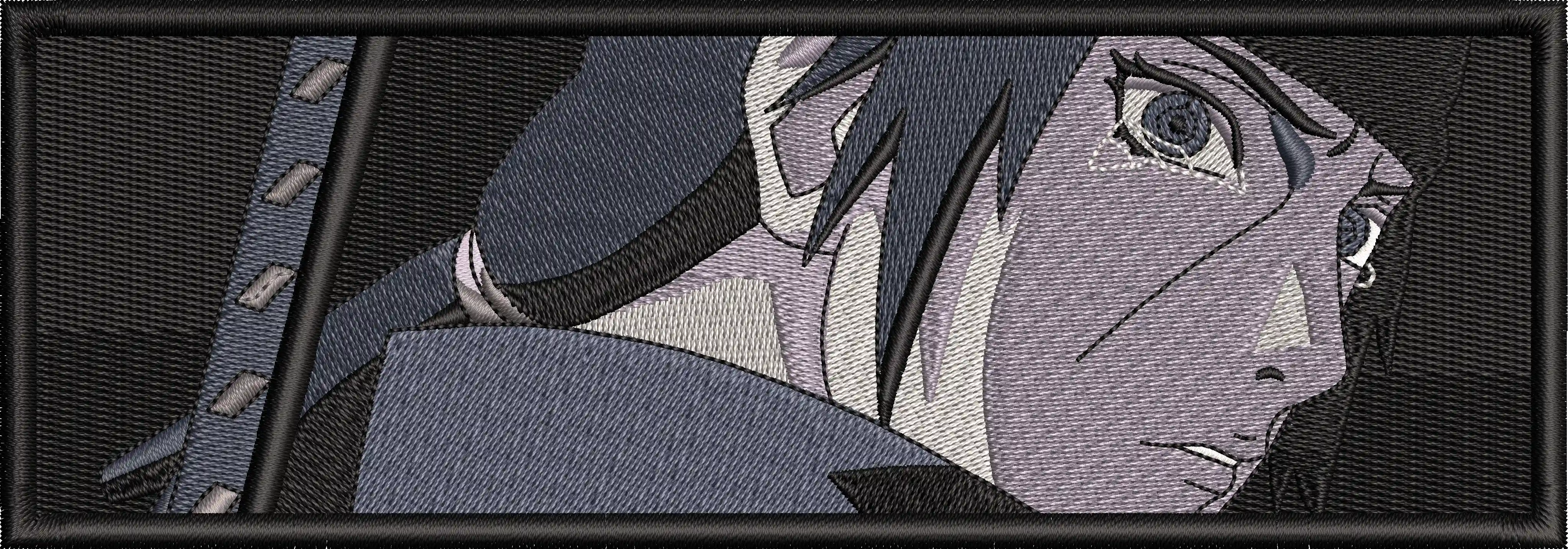 Main preview of  Sasuke Uchiha Side Profile Embroidery Patch 