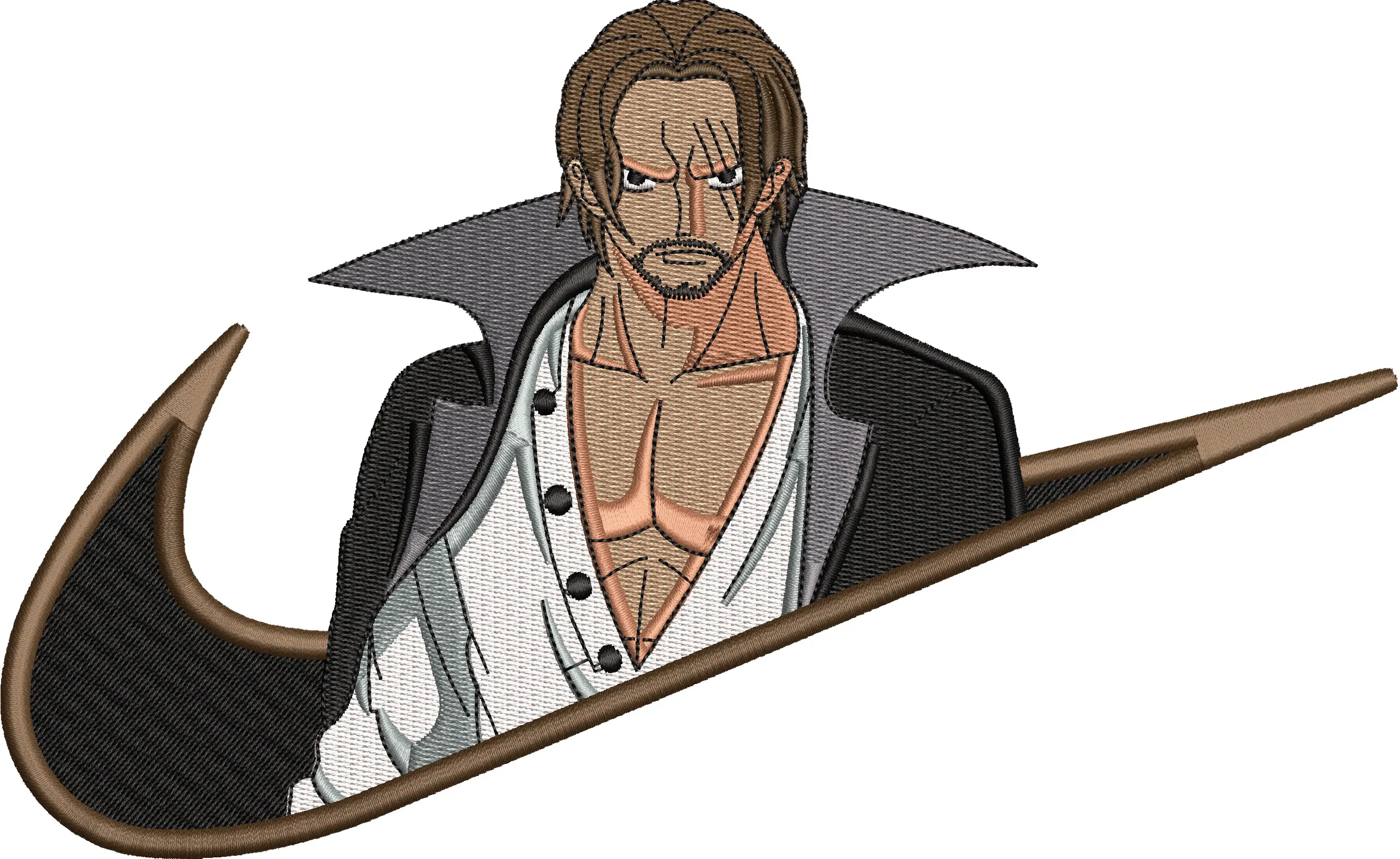  Shanks in Nike Swoosh Embroidery  embroidery pattern preview