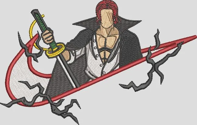  Shanks with Sword and Red Slash  embroidery pattern preview