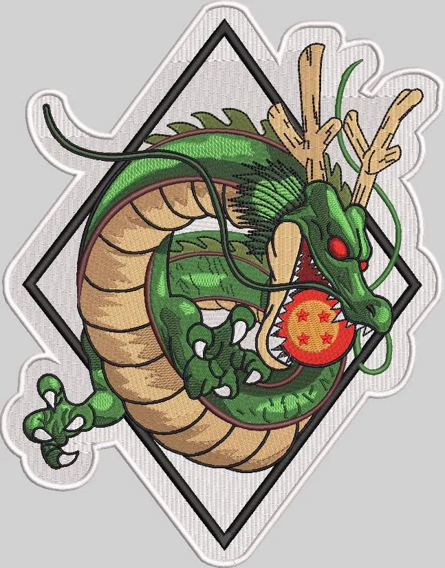 Main preview of  Shenron with Dragon Ball Patch Design 