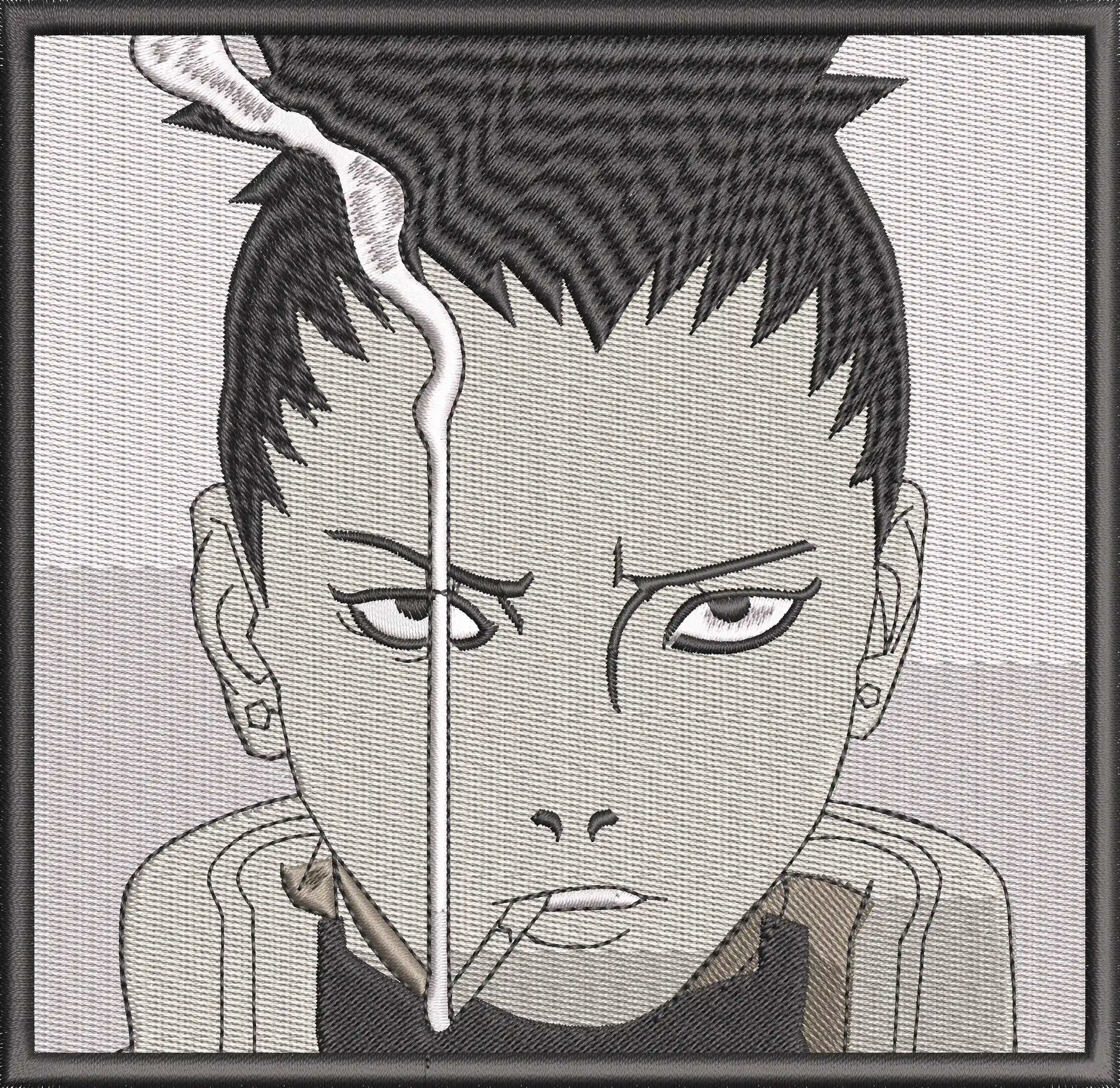  Shikamaru Nara Smoking Embroidery  embroidery pattern preview