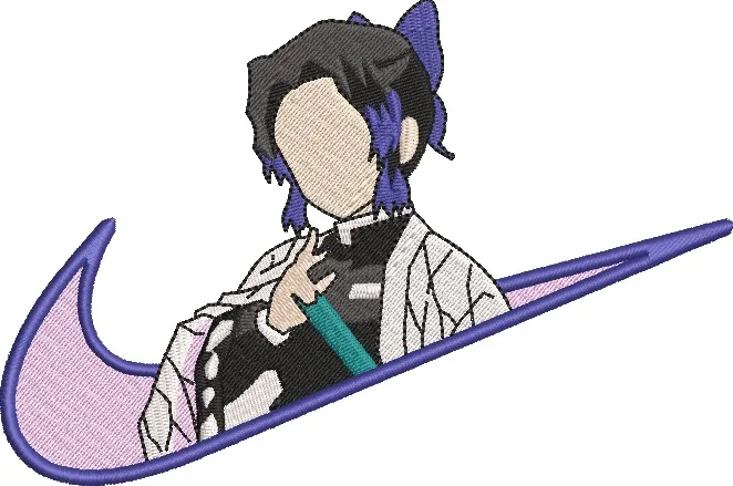 Main preview of  Shinobu Kocho in Purple Nike Logo 