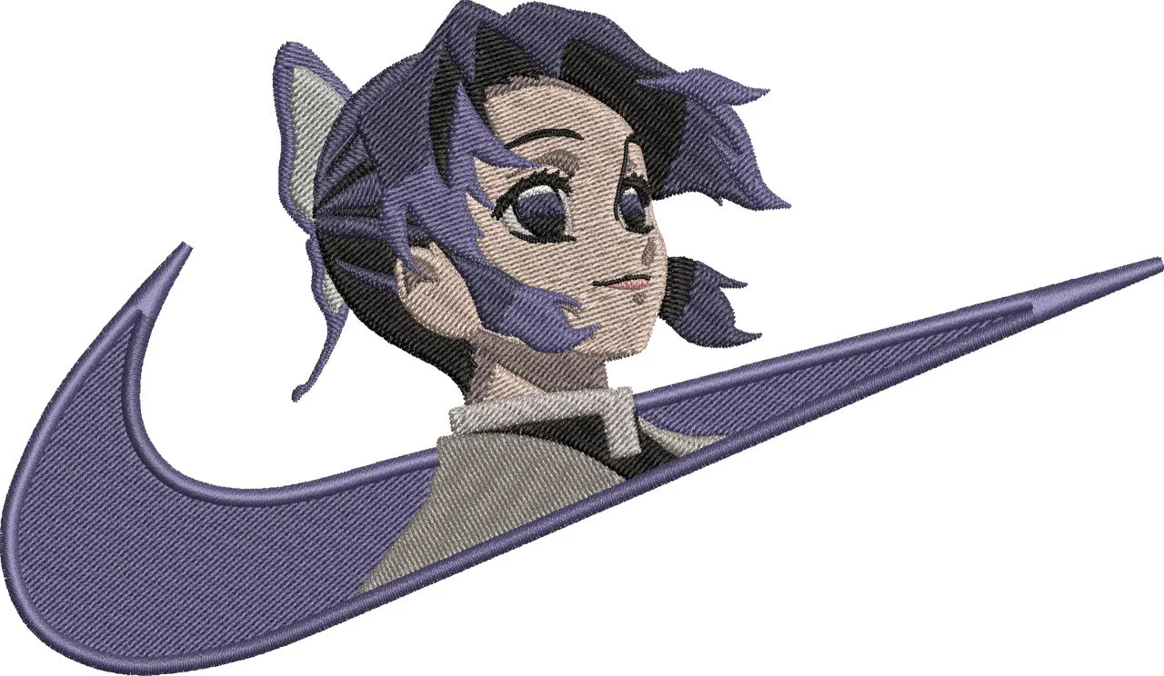 Main preview of  Shinobu Kocho in Purple Nike Swoosh 