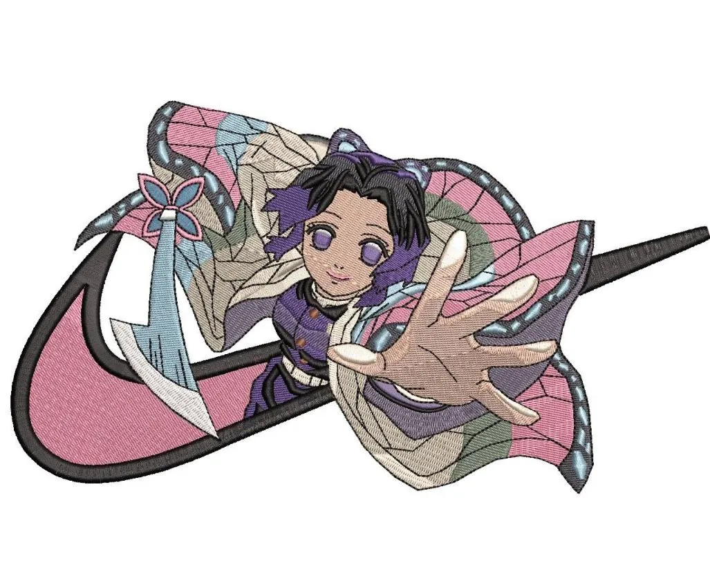 Main preview of  Shinobu Kocho with Butterfly Kimono and Katana 