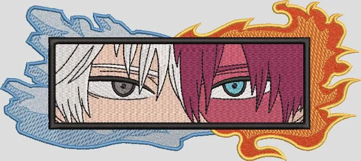 Main preview of  Shoto Todoroki Eyes with Fire and Ice 