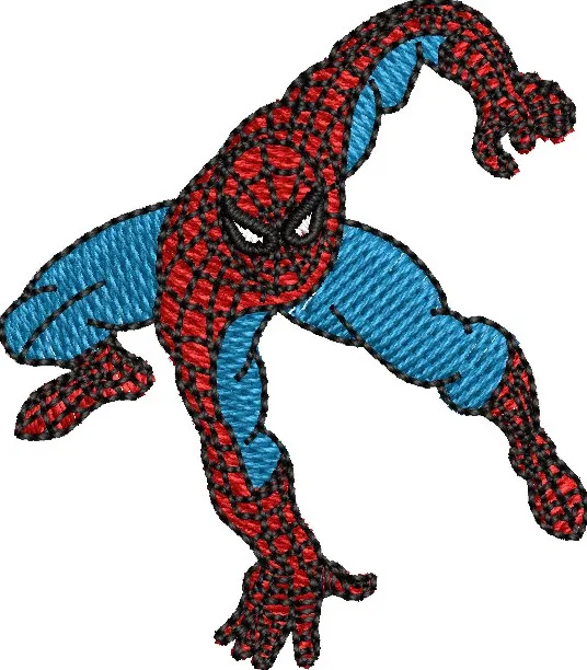 Main preview of  Spiderman Embroidered Action Pose 