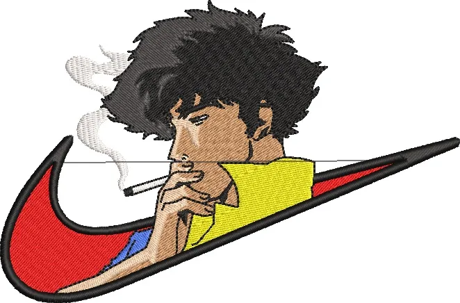 Main preview of  Spike Spiegel Smoking Inside Nike Swoosh 