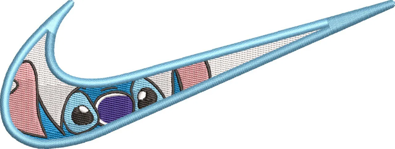  Stitch Inside Nike Swoosh  embroidery pattern preview