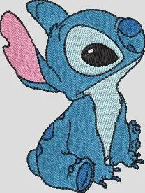  Stitch Sitting Embroidery Style  embroidery pattern preview