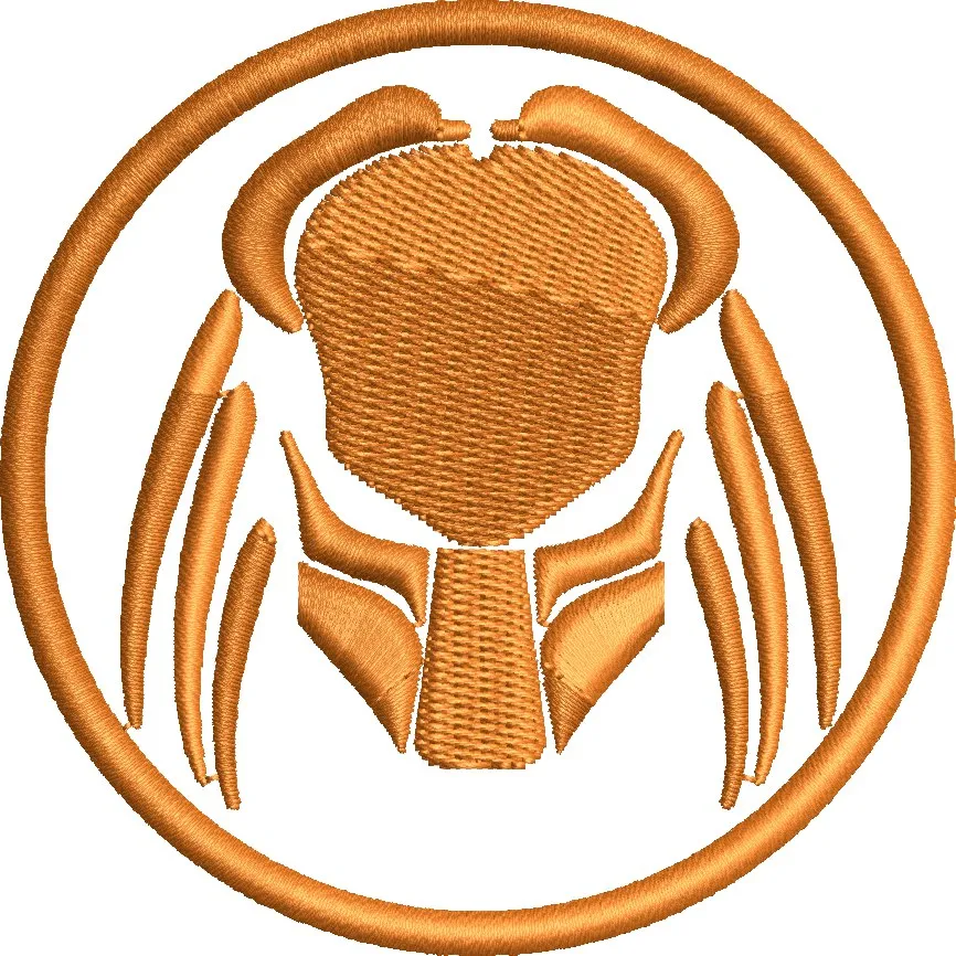  Stylized Scorpion Head Embroidery  embroidery pattern preview