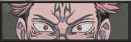  Sukuna Eyes Closeup Patch  embroidery pattern preview