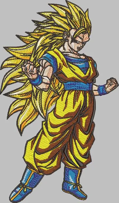 Main preview of  Super Saiyan Goku Embroidered Patch Style 