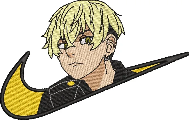 Main preview of  Tokyo Revengers Draken in Nike Swoosh 