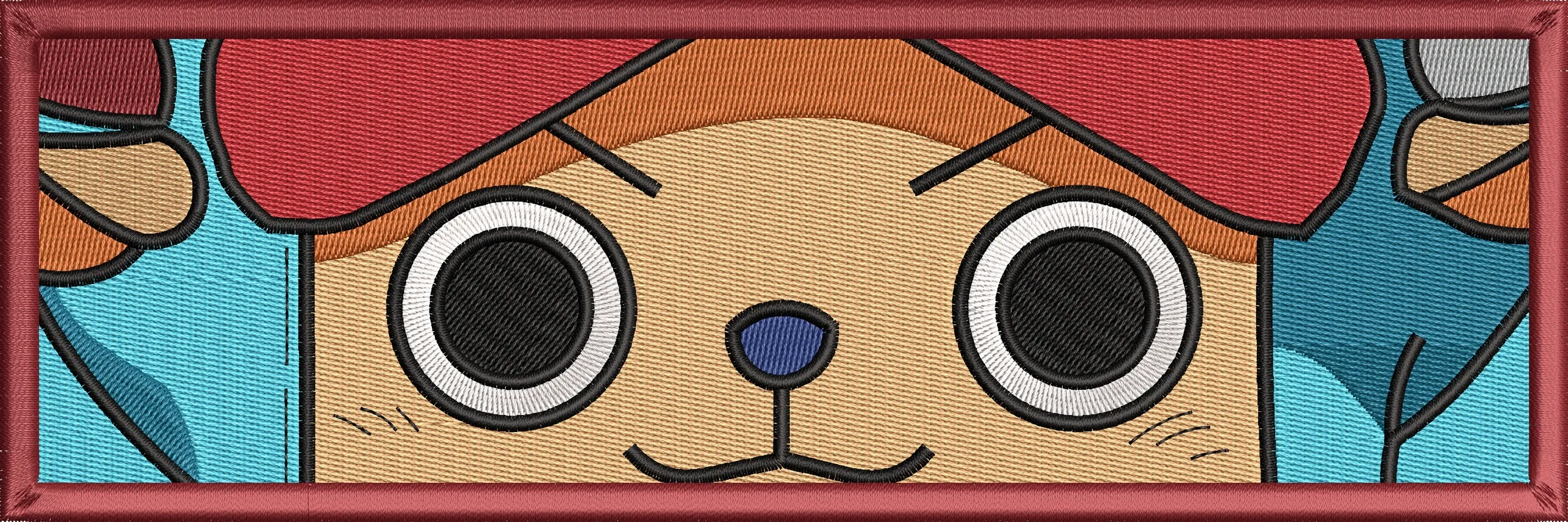  Tony Tony Chopper Close Up Embroidery Patch  embroidery pattern preview