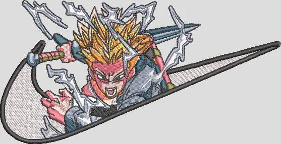 Trunks with Sword Lightning Slash  embroidery pattern preview