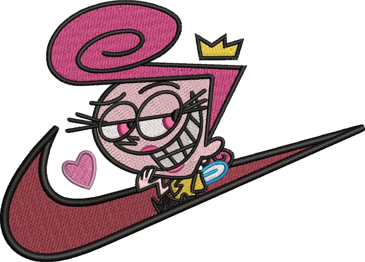 Wanda in Nike Logo Embroidery  embroidery pattern preview